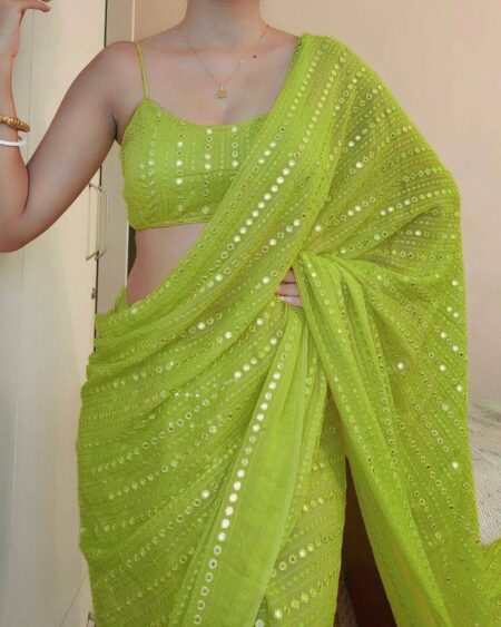 Georgette Party Wear Saree